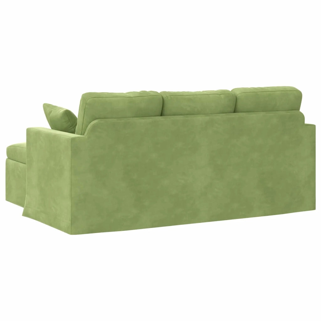 Divano Verde chiaro 178 x 134 x 80 cm Velluto 42024452