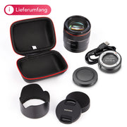 Obiettivo per ritratti fotografici AF 75mm F1.8 FE con Lens Station - Autofocus full-frame APS-C a focale fissa - compatibile con Sony E-mount