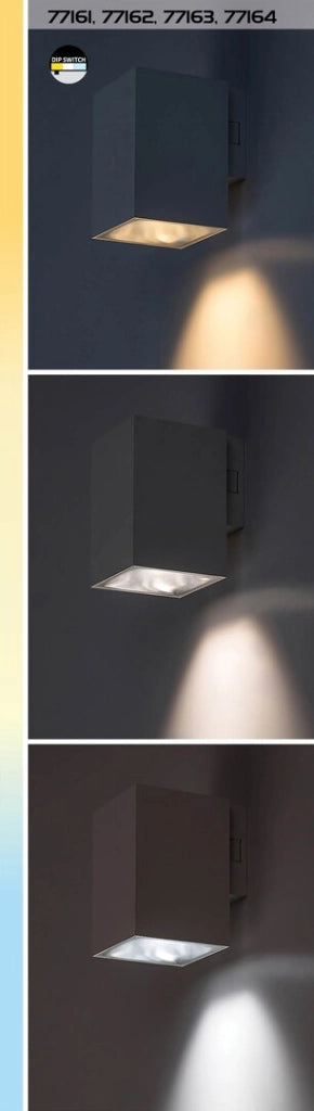 Applique esterno bianco tondo 9W CCT IP65 Urfa Rabalux