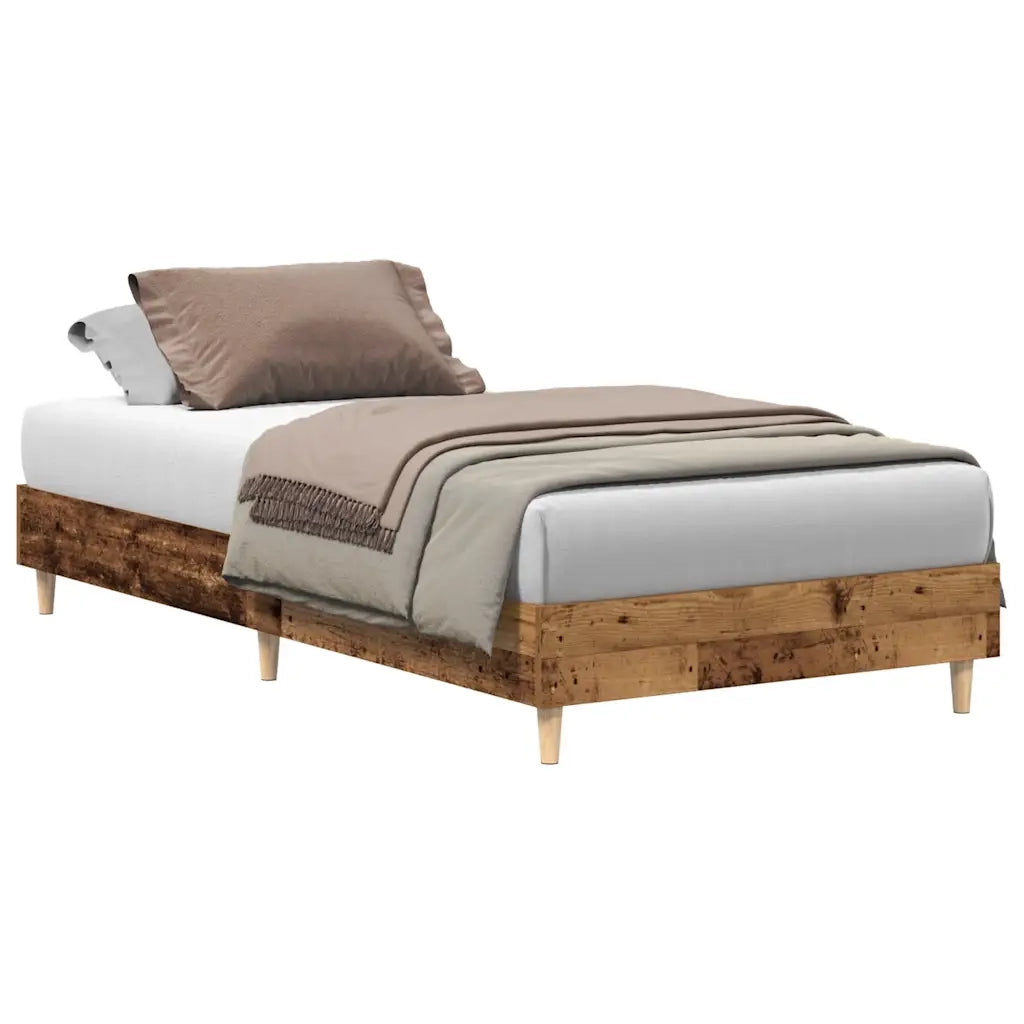 Giroletto senza Materasso Legno Antico 90x200 cm in Truciolato 861055