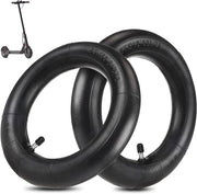 Slang per e-scooter 8 1/2 x 2, 2 pezzi di gomma rigida per scooter elettrico con valvola di 85 cm e viti di 90 gradi in argento
