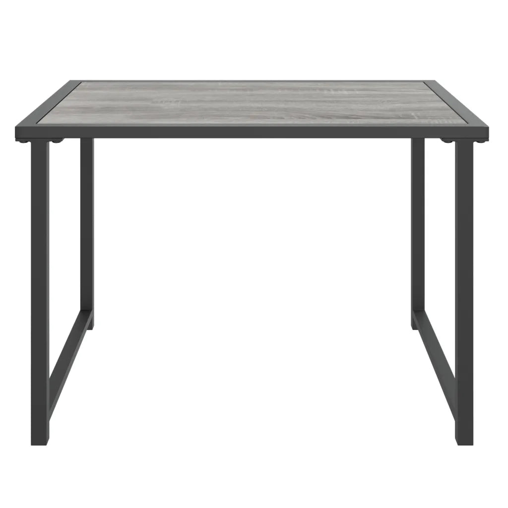 Tavolo da Giardino | Tavolino da esterno Antracite 55x40x37 cm Acciaio