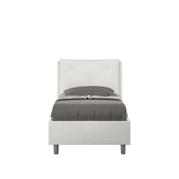 Letto Singolo 80x210 cm Senza Rete Appia Bianco