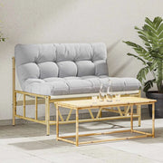 Posti a sedere da esterno Grigio chiaro 110 x 74,5 x 71 cm 42010311