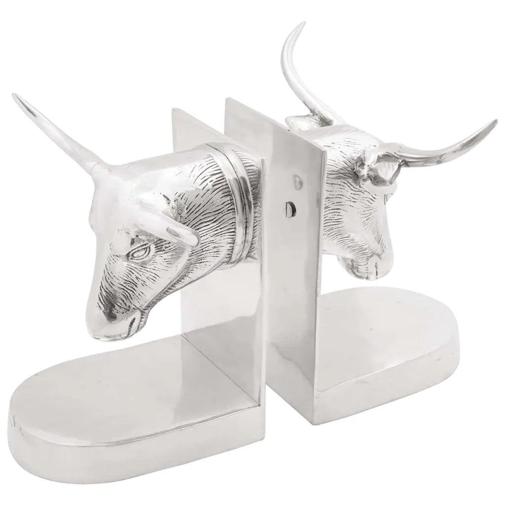 Fermalibri 2 pz Argento 21,5 x 15,5 x 20 cm Alluminio CFW3196827