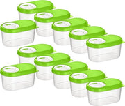 Contenitori per erbe, contenitori, contenitori con coperchio, contenitori di stock, diversi set.