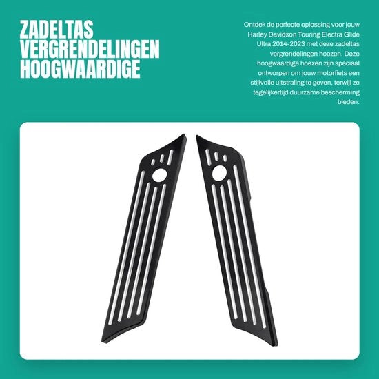 Accessori per zattera di sicurezza - Pannelli di protezione - Neri/Bianchi - Compatibili con Harley Davidson - Durabili e resistenti - Adatti per Touring.