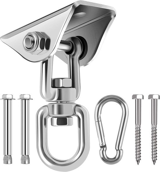 Puntino in Acciaio Inox - Capacità di Sostegno 450 kg - Rotazione 360° - Unico Pezzo