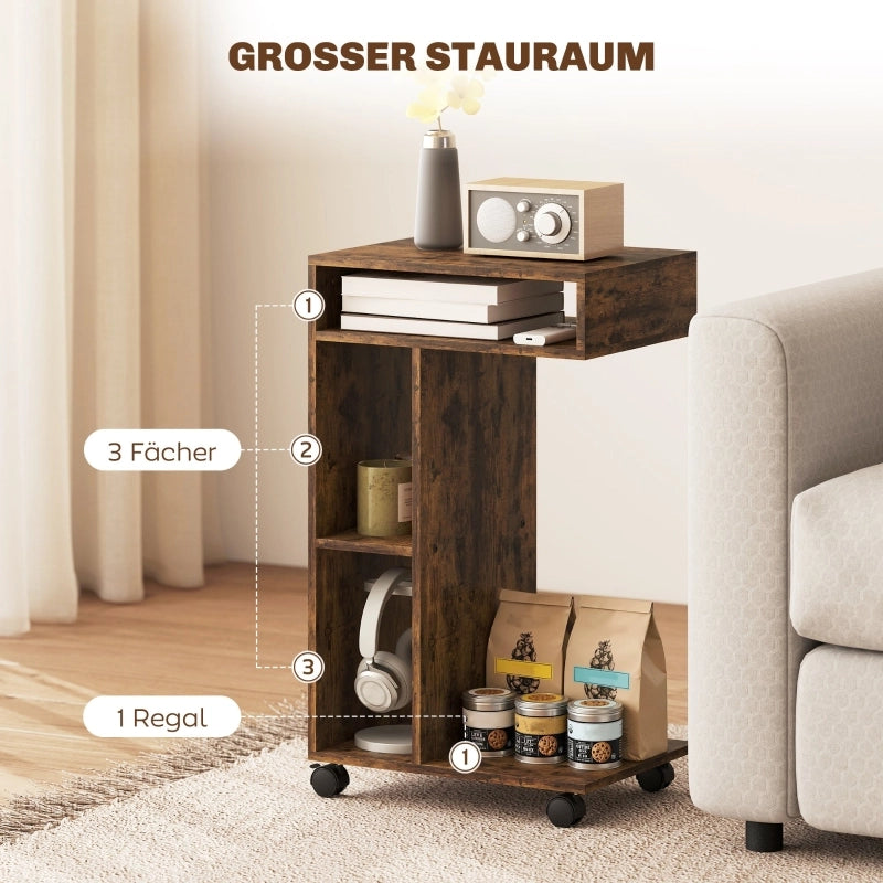 TAVOLINO C-forme 40 x 30 x 69 cm Marrone rustico