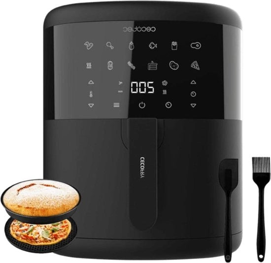 Friteuse Inox 55 litri 1700 W compatta digitale - realizzazione in acciaio inossidabile - senza olio - tecnologia PerfectCook - termostato 8 modalità