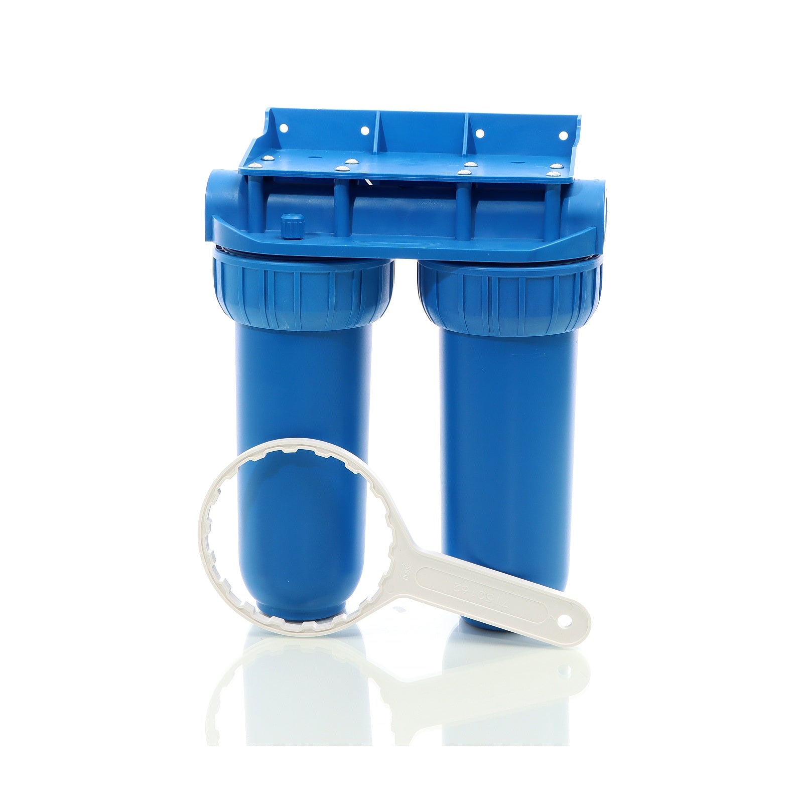 Naturewater Filtro dell'acqua a 2 livelli NW-BR10B2, con cartucce filtranti da 254 mm, attacco tubo 20,67 mm