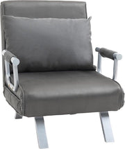 Sdraiogallery 3 in 1 con Bracciali - Letto a Sacco Opaco e Chaise Longue - Pelle Multifunzionale - Stile e Comfort