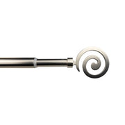 BASTONE METALLO D 12/9  70/120CM SPIRALE NICHEL- 1,0 pz