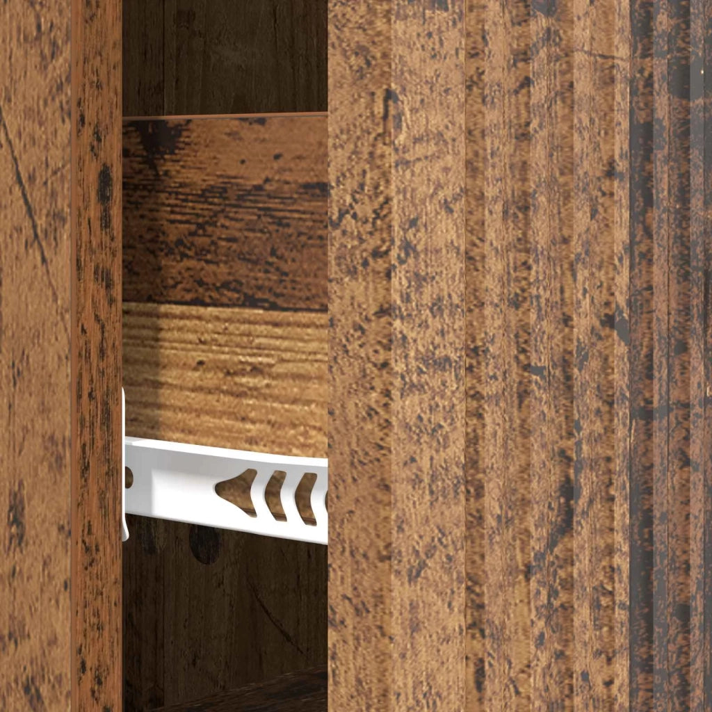 Mobile con Cassetti Legno antico 33 x 34,5 x 90 cm 893933