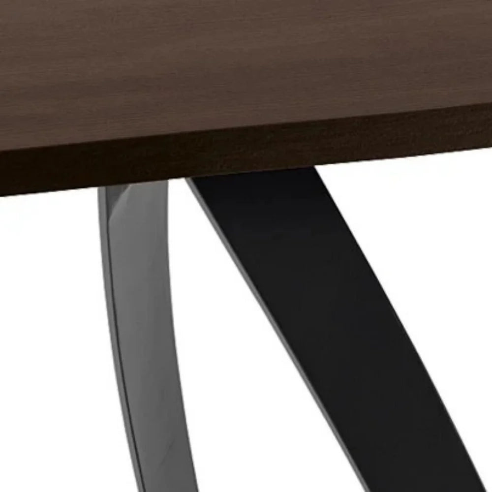 Tavolo da pranzo fisso in legno impiallacciato rovere termocotto Timber 160x90 cm fino a 8 posti Made in Italy | Duzzle