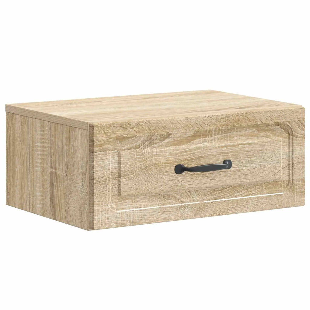 Mobiletto da notte a muro 2 pcs Rovere Sonoma 49 x 34,5 x 20 cm 899300