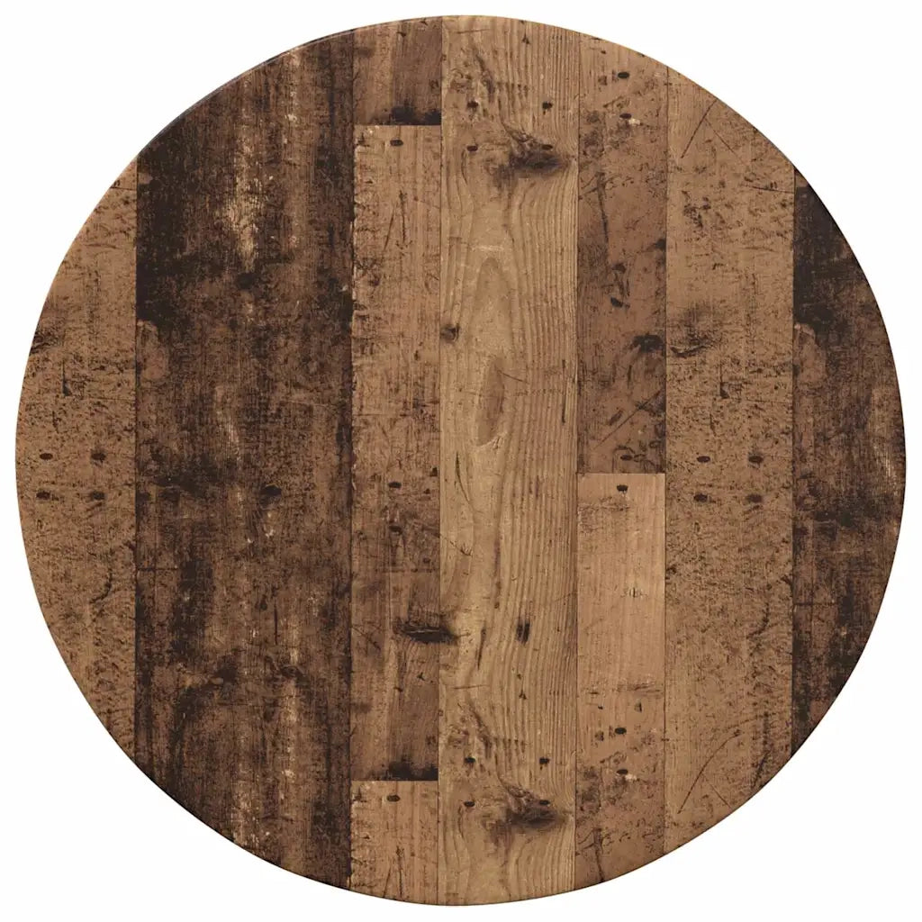 Piano del tavolo Legno vecchio Ø 60 x 1,5 cm Legno multistrato 880409