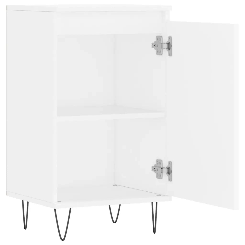 Credenza Bianca 40x35x70 cm in Legno Multistrato 831052