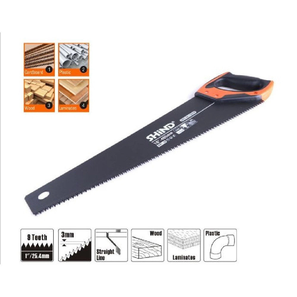 Trade Shop - Sega Segaccio Per Legno Plastica Laminati Cartone 16" 40cm Seghetto A Mano 94907 -