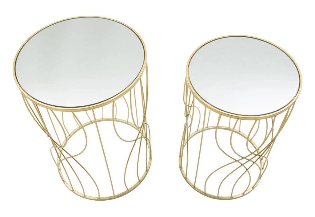 TAVOLINETTI LIGNE COPPIA CM � 38X55-33X50