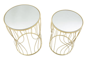 TAVOLINETTI LIGNE COPPIA CM � 38X55-33X50