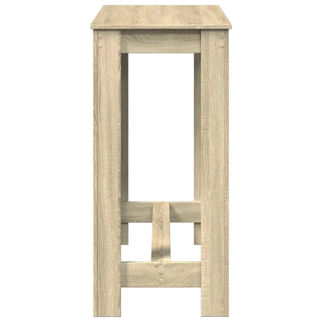 Tavolo da Bar Rovere Sonoma 102x50x103,5cm in Legno Multistrato