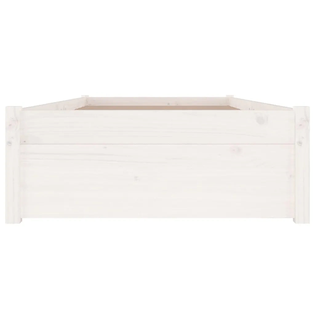 Giroletto Bianco con Cassetti 75x190 cm Small Single 3103454