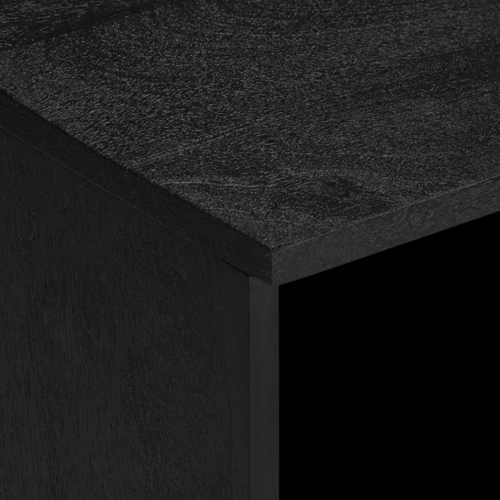 Mobile Porta TV Nero 100x33x46 cm in Legno Multistrato