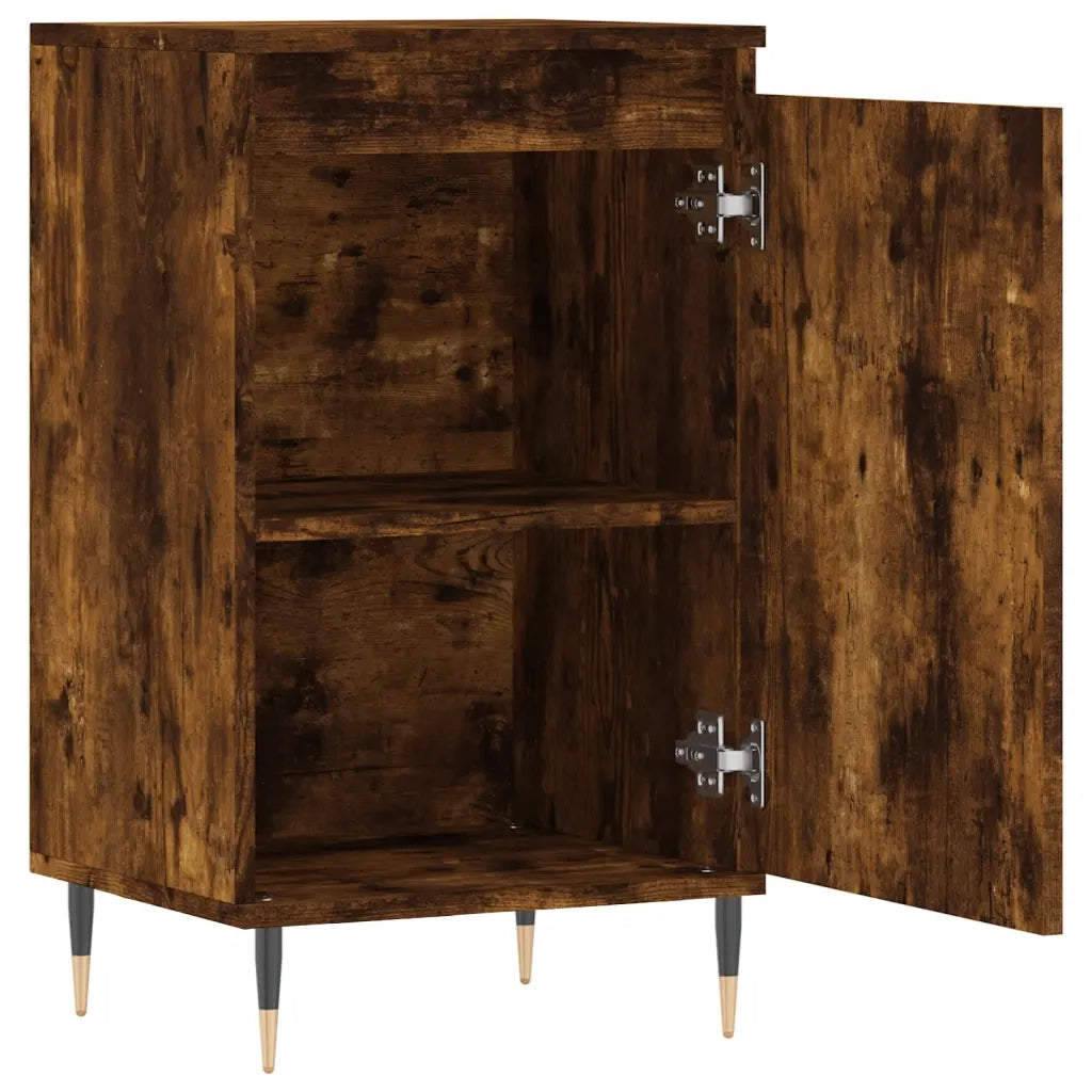 Credenza Rovere Fumo 40x35x70 cm in Legno Multistrato 831046