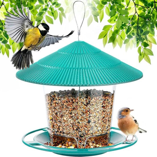 Alimentatore di Semi per Uccelli Plus - Fattore di Attrazione per Uccelli Selvatici Alimentazione Outdoor Giardino Mix di Semi Blends di Zinnia e Pecane per Attrarre Dunnocks e Merli Blu