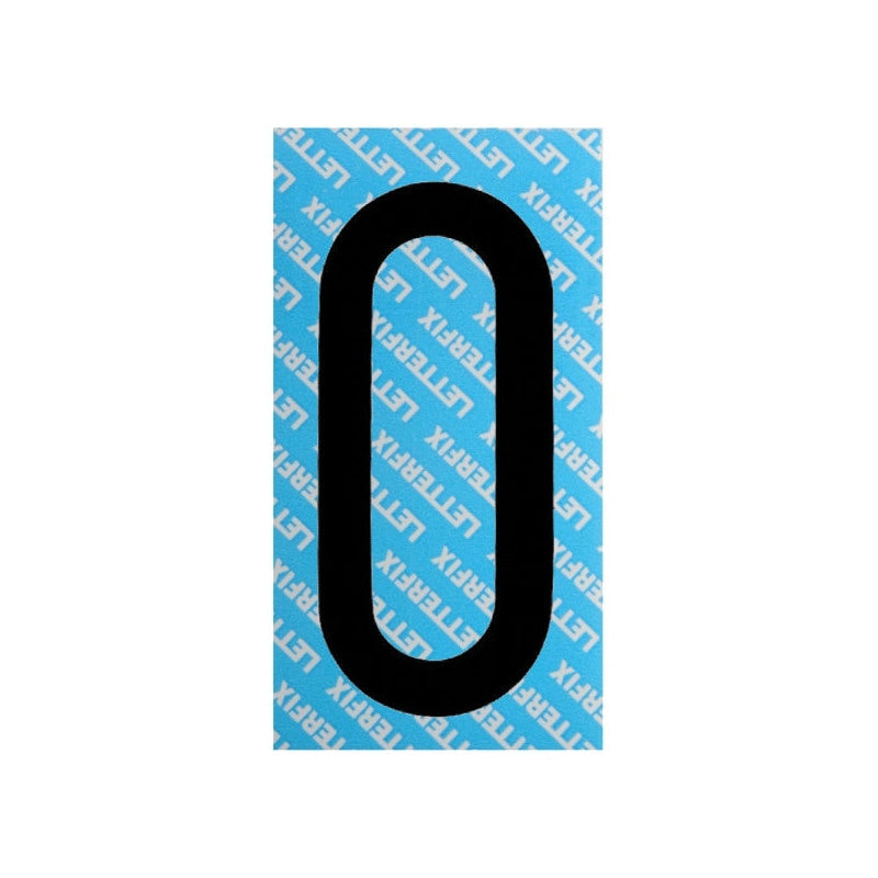 Numero Adesivo Nero Serie T80 0 Letterfix