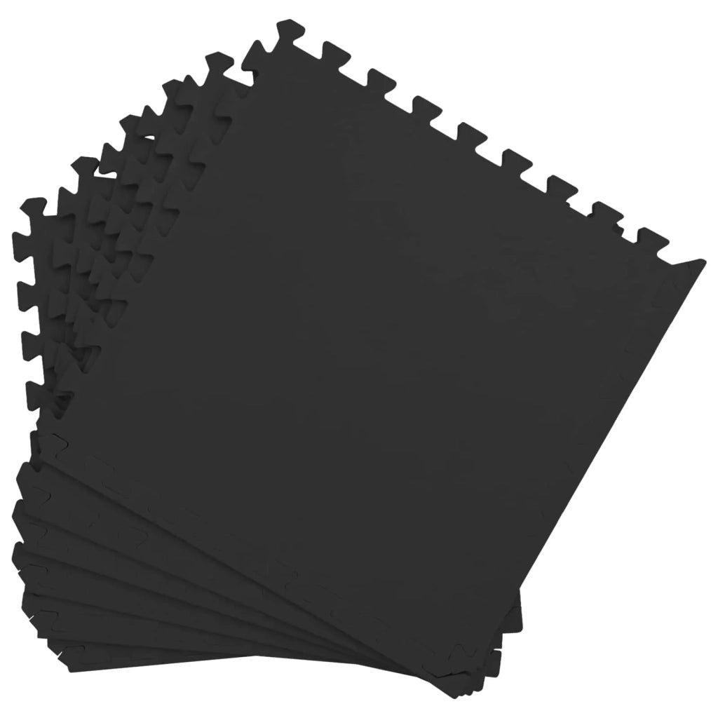 Tappetino per piscina 40 pcs Nero 14,4 m² Schiuma EVA 3433294