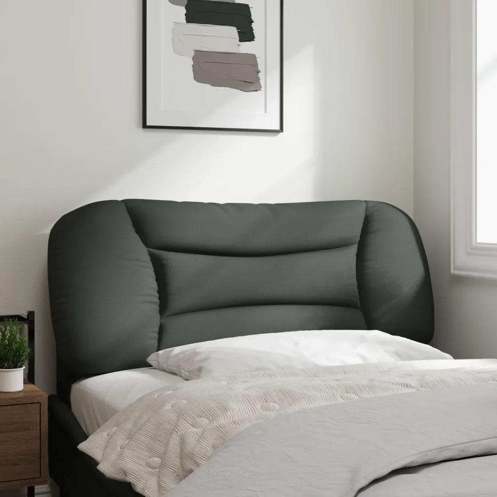 Cuscino testiera Hvar Grigio Scuro 100 cm in Tessuto 3207717