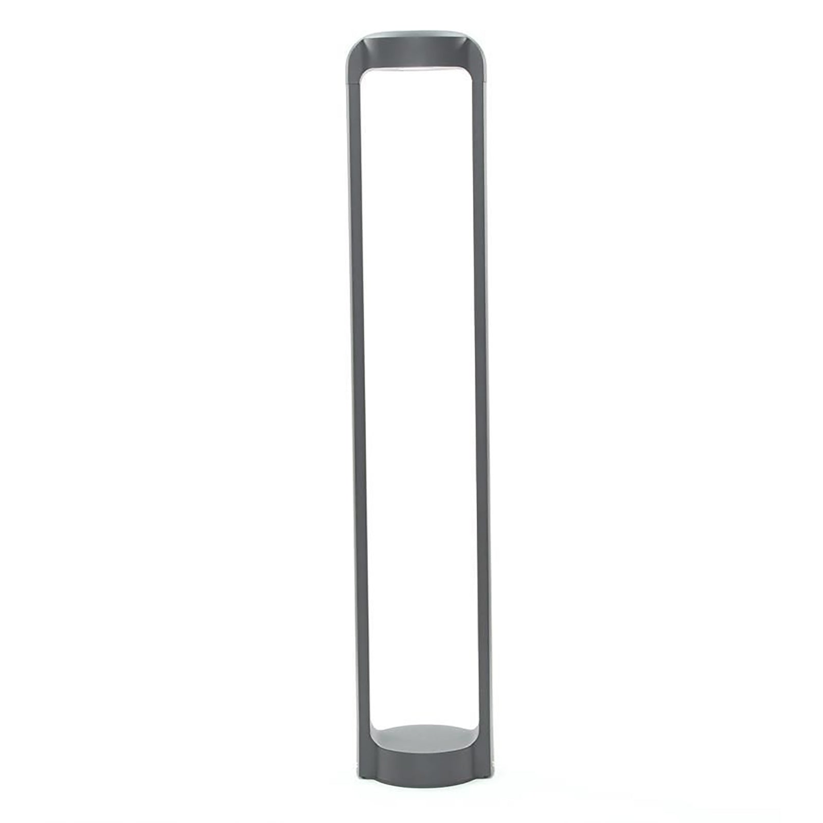 ANTLIAE Lampioncino 80cm moderno LED 12W IP65 alluminio luce giardino prato piscina garage parcheggio 230V MISURA 80CM