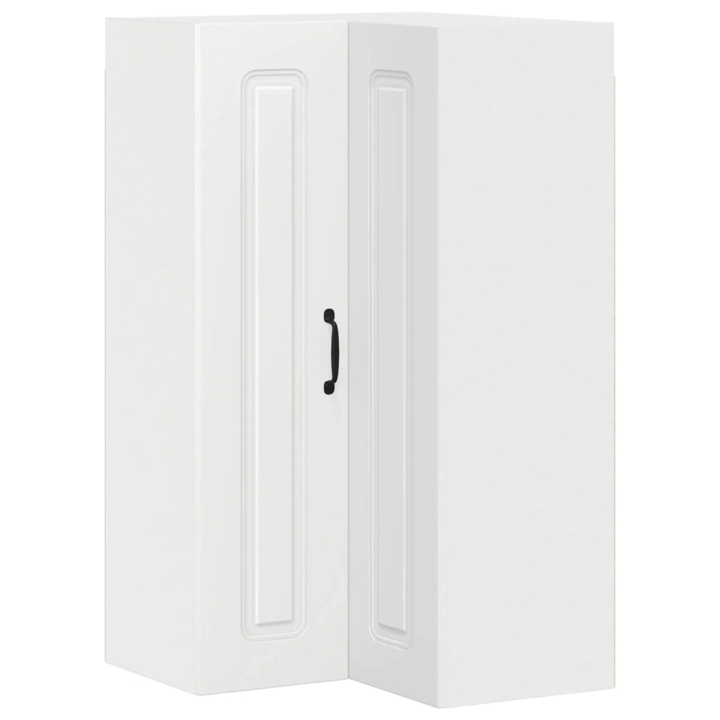 Mobile da cucina rettangolare con ampio spazio contenitivo 57 x 57 x 100 cm stile moderno legno bianco 02_0053843
