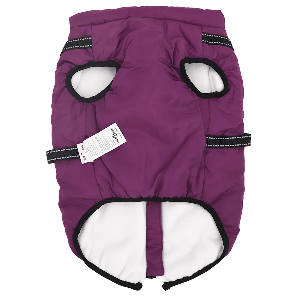 Cappotto Cani Imbracatura Impermeabile Riflettente Viola L44 CFW5985573