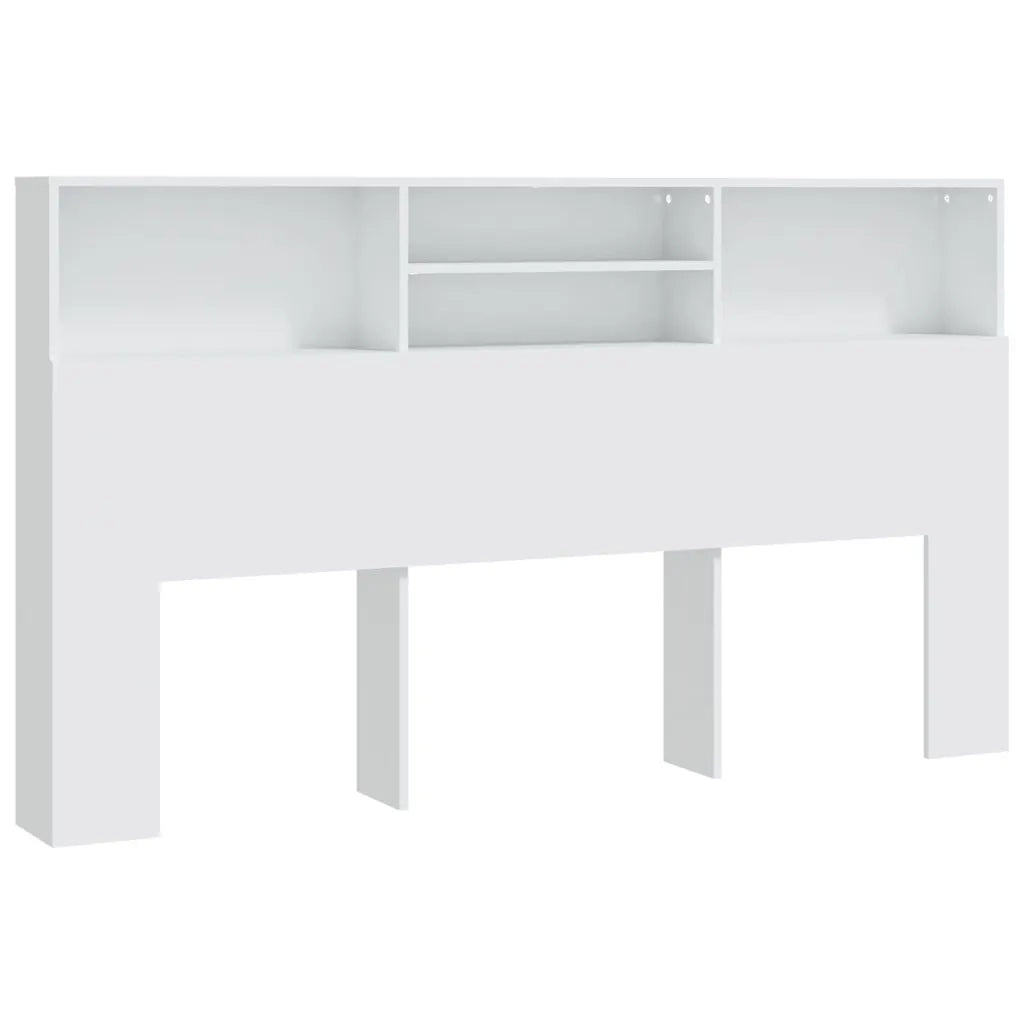 Testiera con Contenitore-Testata del letto Bianco 180x19x103,5 cm