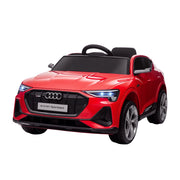 Auto elettrica per bambini con Licenza Audi e-tron Sportback ¨C zephmum ¨C Rosso, 12V, Telecomando 2.4G, Luci LED