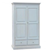 Armadio in legno Shabby chic mod Verona azzurro anticato