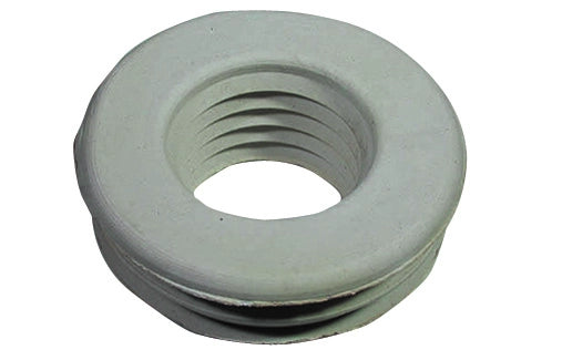 MORSETTO PER W.C. IN GOMMA BIANCA Dm. Est. 76- Diam. mm. 50- G.M.P- pezzi 1