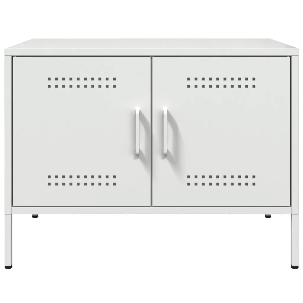 Mobili TV 2pz Bianchi 68x39x50,5 cm in Acciaio