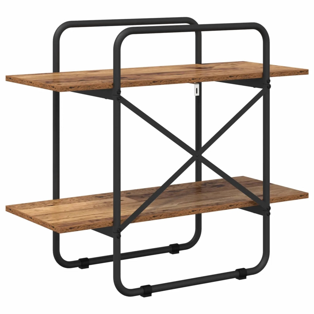 Libreria 2 livelli 60 x 35 x 70 cm PB Legno di quercia 8007850