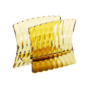 Portatovaglioli Vanity colore giallo zafferano 15,2x7,6x h11 cm