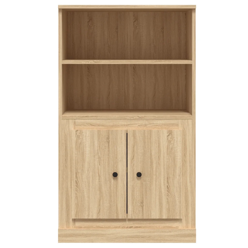 Credenza-Buffet-Armadio da cucina Rovere Sonoma 60x35,5x103,5 cm in Legno Multistrato