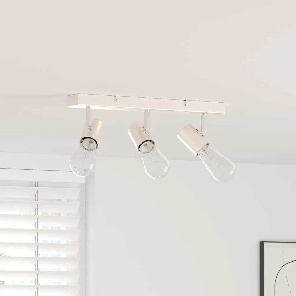 Faretto da soffitto Nichel 38 x 6,5 x 11,5 cm Metallo 4108184