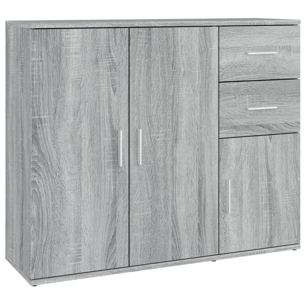 Credenza | Madia | Buffet da pranzo | Armadio da pranzo Grigio Sonoma 91x29,5x75 cm in Legno Multistrato