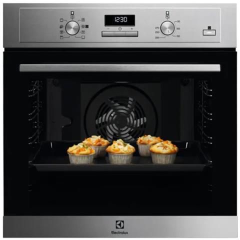 Electrolux forno elettrico da incasso serie 600 cod3s40x capacità 72 l multifunzione ventilato potenza 2990 w colore acciaio inox antimpronta