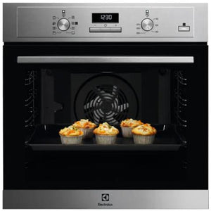 Electrolux forno elettrico da incasso serie 600 cod3s40x capacità 72 l multifunzione ventilato potenza 2990 w colore acciaio inox antimpronta