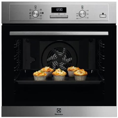 Electrolux forno elettrico da incasso serie 600 cod3s40x capacità 72 l multifunzione ventilato potenza 2990 w colore acciaio inox antimpronta