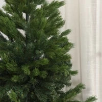 Albero di Natale Artificiale Gigante 180cm Realistico, Decorazione di Natale con 696 Rami, Base Pieghevole e Rimovibile